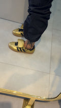 Gold Metalik Sneaker